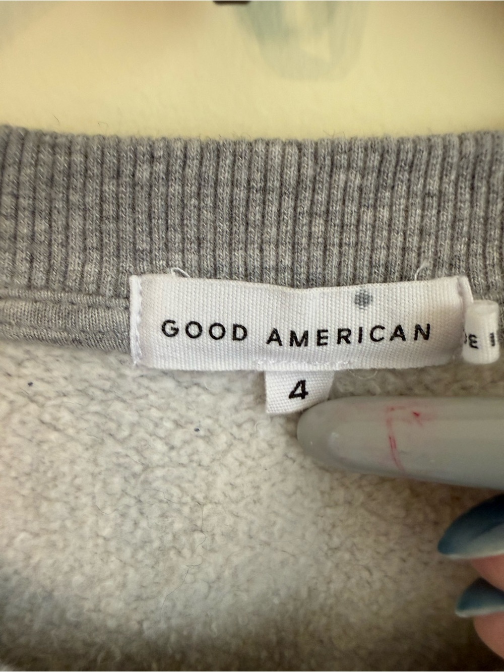 Good American Leo Boyfriend Sweatshirt *GREAT CONDITION* - Picture 10 of 10